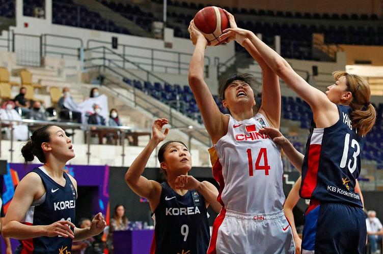 中国女篮对阵韩国比赛